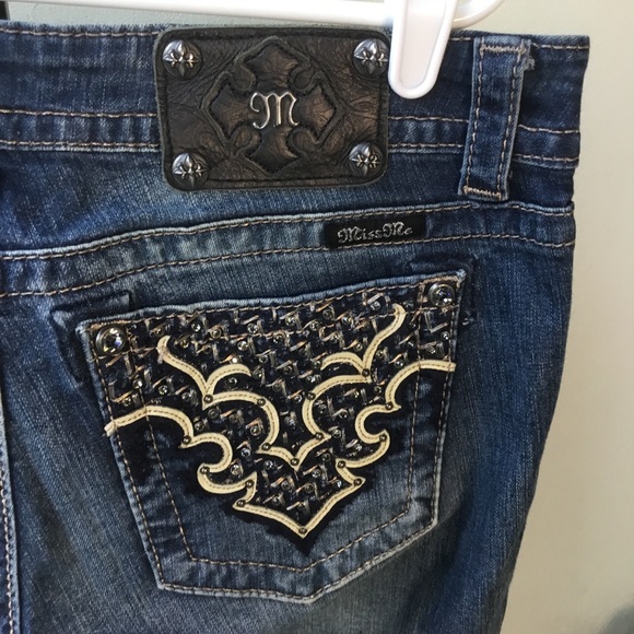 Miss Me Jeans Boot women's size 31 Bootcut Great Condition - Picture 13 of 16